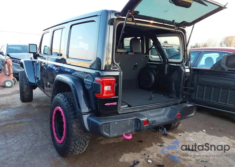 2021 Jeep Wrangler 4Xe Unlimited Rubicon 4X4 from USA, damaged, VIN 1C4JJXR67MW803991